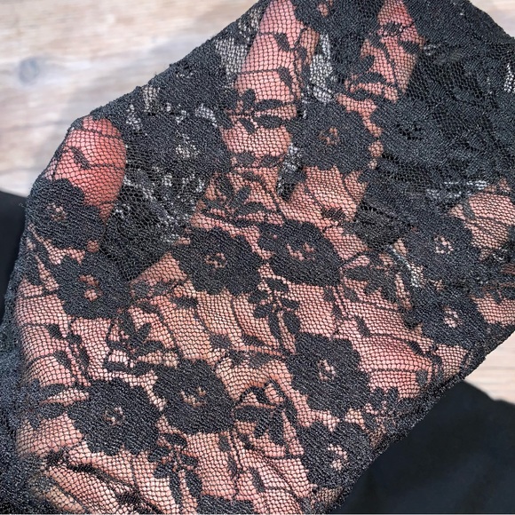 Bozzolo Long Sleeve Black Lace Top - Picture 10 of 13